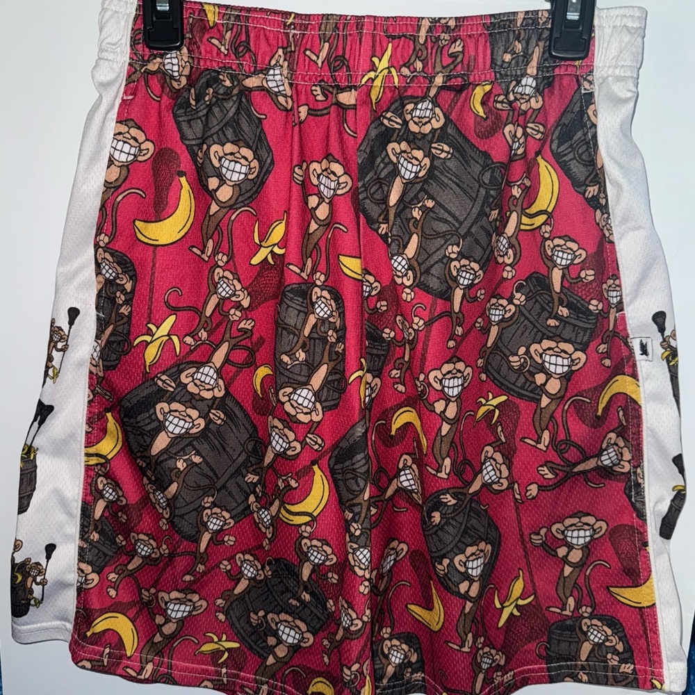 Monkey Print Red Men's Shorts